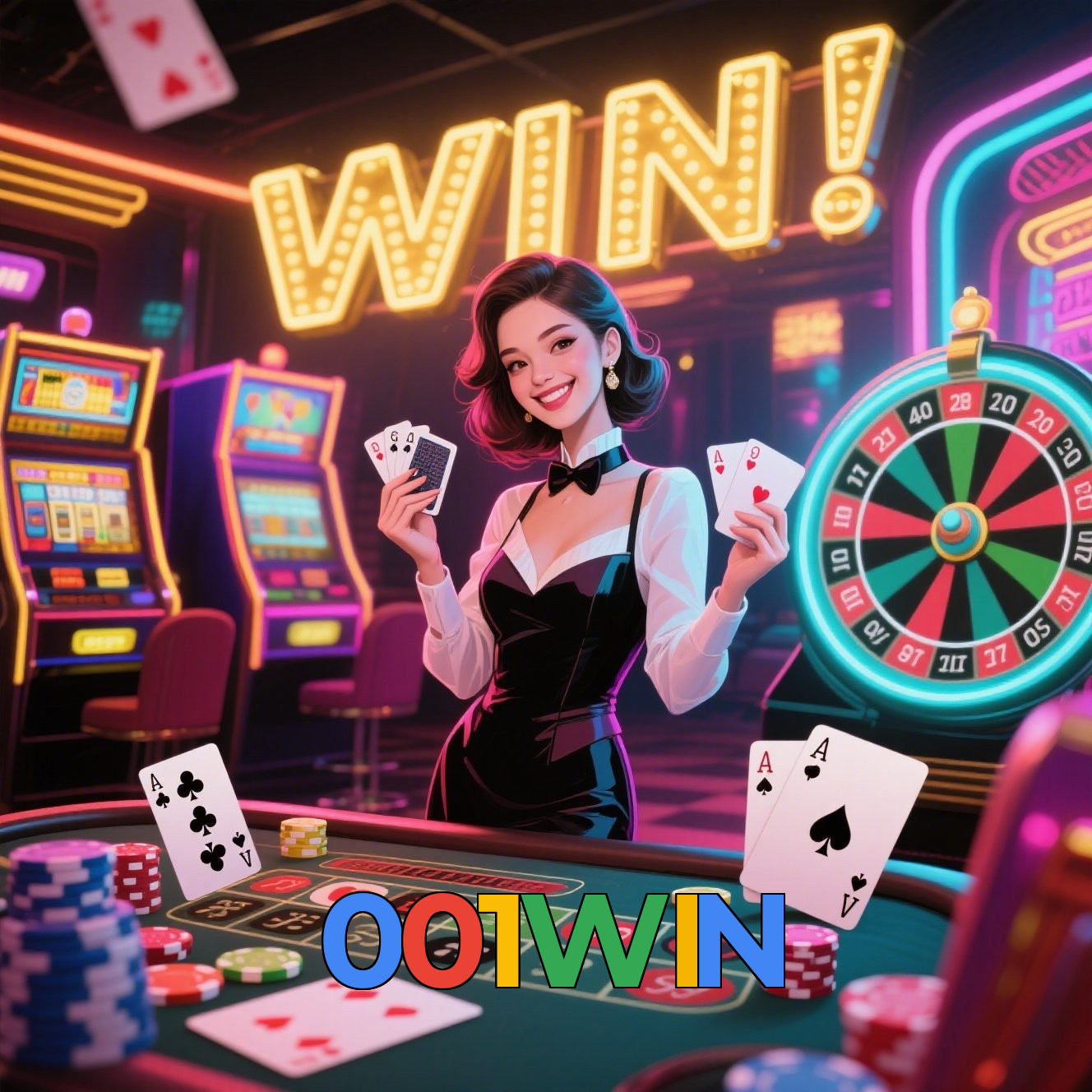 001WIN:Aposte no seu time de futebol e ganhe no blackjack e roleta online!