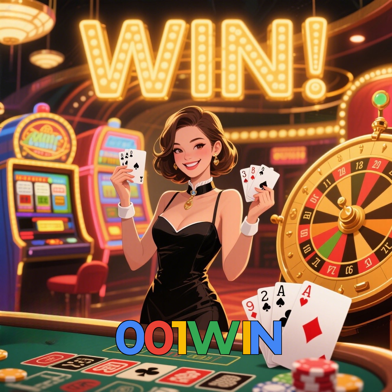 001WIN:Jogue no nosso cassino e prove sua habilidade nas cartas de poker!